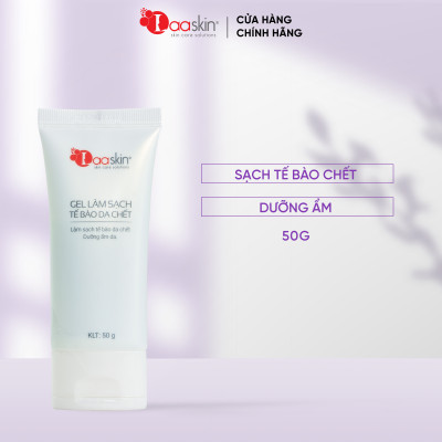 Gel làm sạch tẩy tế bào da chết và dưỡng ẩm da Laaskin 50g