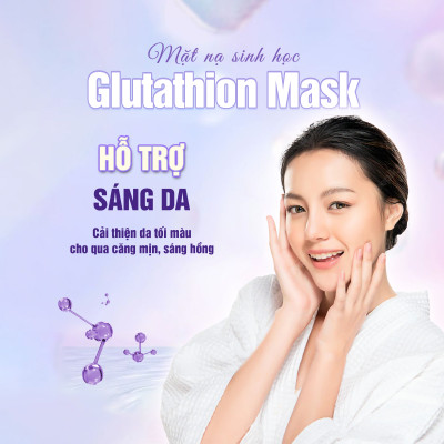 Mặt nạ BESKINATY Glutathione Bio Mask dưỡng sáng phục hồi da cao cấp Hàn Quốc