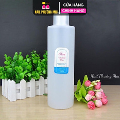 Nước Lau Gel Sina Chai 1000ml, Bền Thơm Dễ Sạch, Dung Dịch Phá Gel Cleanser Plus 1 Lít Làm Sạch Móng Nhanh Khô Cho Làm Nail Chuyên Nghiệp Cleansing