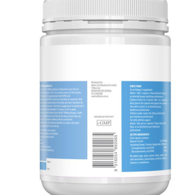 Viên Uống Dầu Cá Bổ Não, Sáng Mắt, Tăng Miễn Dịch Healthy Care Fish Oil 1000mg Omega 3 hỗ trợ tăng cường miễn dịch, bổ xương khớp,  mắt và thần kinh nuôi dưỡng làn da căng mịn, ẩm mượt