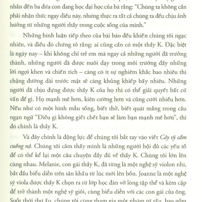 CÂY VĨ CẦM CUỒNG NỘ - Câu Chuyện Về Một Người Thầy Hà Khắc Và Nghệ Thuật Hoàn Thiện Con Người (Tái bản lần thứ nhất)