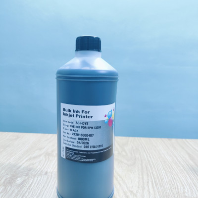 Set 4 chai Mực nước dye ink ( 1 lít/ chai)  màu xanh tương thích Epson Dx5 I3200, hàng nhập khẩu.