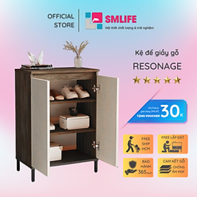 Tủ giày gỗ phong cách hiện đại SMLIFE Resonage