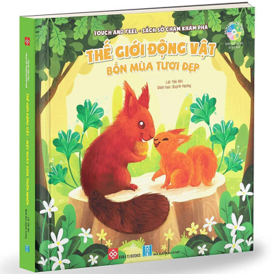 Sách - Touch And Feel - Sách Sờ Chạm Khám Phá - Thế Giới Động Vật - Bốn Mùa Tươi Đẹp - Đinh Tị Books