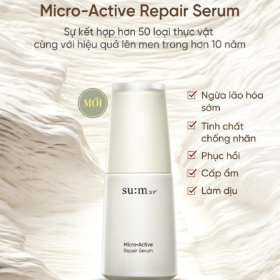 Tinh chất chống lão hóa và làm dịu da Su:m37 Micro Active Repair Serum 50ml