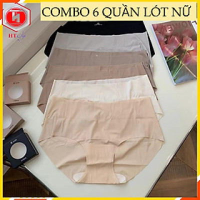 Quần Lót Nữ, Combo 6 Quần Lót Su Thạch Mát Lạnh Ngày Hè, Quần Lót Nữ Không Đường Viền - Hàng Nhập Khẩu