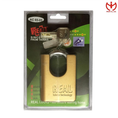 Ổ khóa chống cắt REAL AC 65 thân kẽm rộng 65mm có vai chống cắt - MSOFT