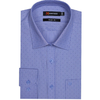 Áo sơ mi nam KHATOCO dài tay họa tiết A1MD498T1-CNIN581-2608-D