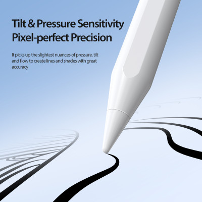 Bút cảm ứng Dux Dicis SP-02/ SP-06 Stylus Pen dành cho ipad 2024/ iPad Pro/ Ipad Air/ Ipad Mini/ Ipad Gen 6,7,8,9,10, có màn hình hiển thị- Hàng chính hãng
