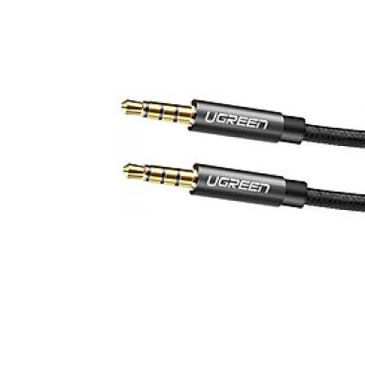 Ugreen UG20497AV183TK 1.5m Vỏ nhôm dây dù Cáp âm thanh 2 đầu 3.5m - HÀNG CHÍNH HÃNG