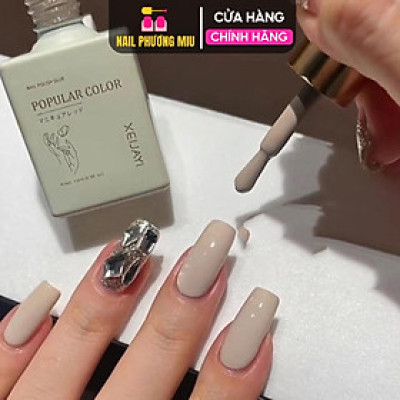 Sơn Gel Lẻ Màu Nâu Ghi Số 26 XEIJAYI Cao Cấp Chai 15ml Làm Nail Lên Màu Ghi Sữa thạch trà Be Xám Chuẩn, Chất Đậm Đặc, Bền Màu Nữ Women