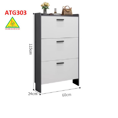 Tủ giày thông minh cánh lật, tủ giày bằng gỗ MDF ATG303