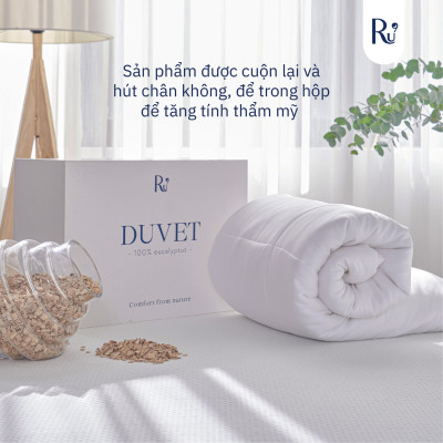 Chăn Bạch Đàn - Eucalytus Duvet (EDUVET) Ru9 100% Từ Thiên Nhiên, Thoáng Mát, Khả Năng Kháng Khuẩn