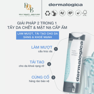Mặt nạ tẩy da chết cấp ẩm HYDRO MASQUE EXFOLIANT của Dermalogica - Dolly Beauty