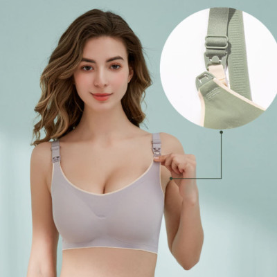 Áo Lót, Áo Ngực Bầu Và Cho Con Bú Chống Chảy Xệ Cao Cấp Azuno AN02 Chất Liệu Su Đúc Thoáng Khí Không Gọng Mặc Hè Cực Mát