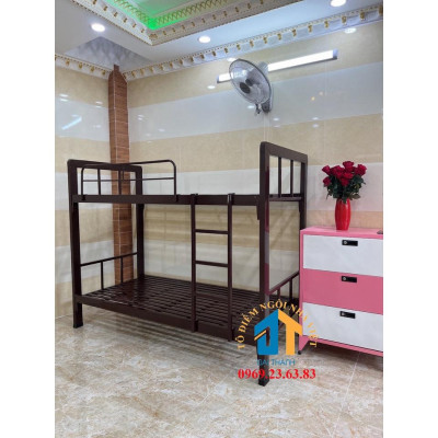 Giường sắt hộp 2 tầng 1mx1m( Tầng Dưới – Tầng Trên) Cao cấp - Đại Thành