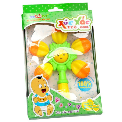 Xúc xắc Antona hình trái đu đủ - khế - dâu - mận - hồng C020