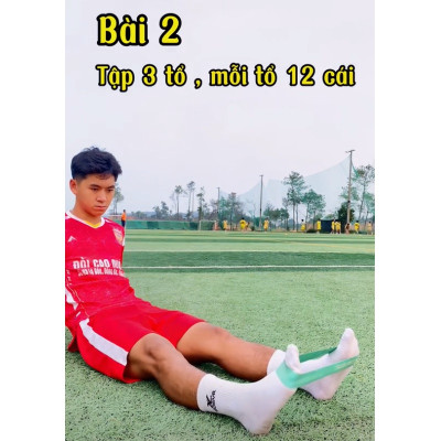 Bộ 5 Dây kháng lực bóng đá tập lực sút dododios tập lực sút cổ chân, cơ chân, đùi mông - Chính Hãng