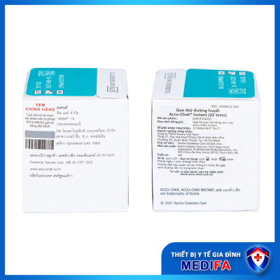Que Thử Đường Huyết Accu-Chek Instant 25