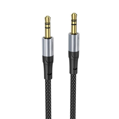 1m Dây Audio 3.5mm tròn mạ vàng 24K, TPE cao cấp - Hàng chính hãng