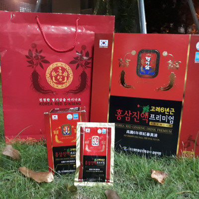 Nước Hồng Sâm Hàn Quốc 6 Năm Tuổi - MYEONG KI SAM - Hàng Nội Địa Nhập Khẩu Chính Hãng - Hàm Lượng Hồng Sâm 9,9% - Hộp 30 Gói x 70ml