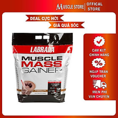 [Chính hãng] Labrada | Muscle Mass Gainer (5.4kg) Sữa Tăng Cân Tăng Cơ Bổ Sung 1265 Calo, 52g Protein & Vitamin