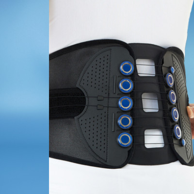 Đai lưng hơi DR.MED DR-B061 Hàn Quốc - Đai chỉnh hình xương cùng-thắt lưng với dây đeo ròng rọc