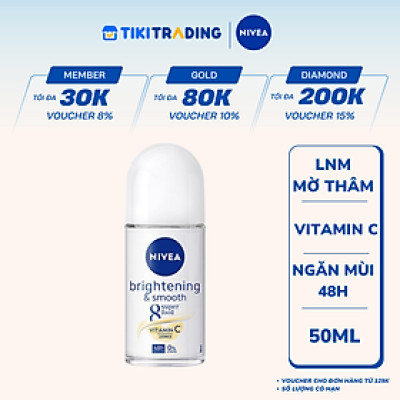 Lăn Ngăn Mùi NIVEA Sáng Mịn Mờ Thâm Se Khít Lỗ Chân Lông (50 ml) - 81644