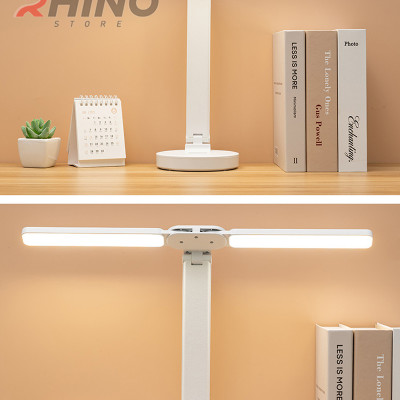 Đèn học LED 3 ánh sáng bảo vệ mắt chống cận cảm ứng Rhino L205, tích điện đa năng làm việc, để bàn học - Hàng chính hãng