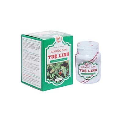 Giải Độc Gan Tuệ Linh hỗ trợ giải độc gan, hạ men gan hộp 60 viên