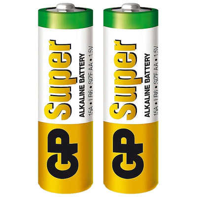 Vỉ 2 Pin Tiểu GP Super Alkaline Battery AA 1.5V - GP 15A-2U2