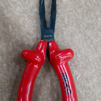 KÌM MŨI NHỌN DÀI CÁCH ĐIỆN 1000V 8" INGCO HILNP01200 - HÀNG CHÍNH HÃNG