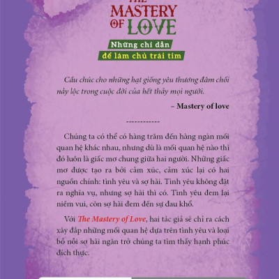 The Mastery Of Love - Những Chỉ Dẫn Để Làm Chủ Trái Tim