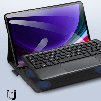 Bao da kèm bàn phím cho SamSung Galaxy Tab S10 Plus ,  S9 FE+ ( S9 Fe Plus ) , Tab S9 Plus , Tab S9 , Tab S9 Fe chính hãng Dux Ducis có bàn di chuột TrackPad - Hàng chính hãng 