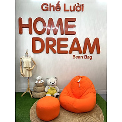 Bộ Ghế Lười I-Relax Micro Màu Cam Home Dream
