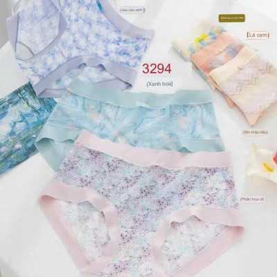 Quần lót nữ voan lưới nhiều họa tiết 3294