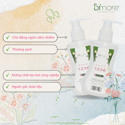 Vệ Sinh Nữ Y Zone Bimore Cân Bằng Ph , Ngăn Ngừa Mùi Hôi Và Tránh Viêm Nhiễm 100ml