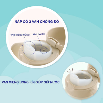 Bình giữ nhiệt tập uống trực tiếp RICHELL Nhật TLI | Baby