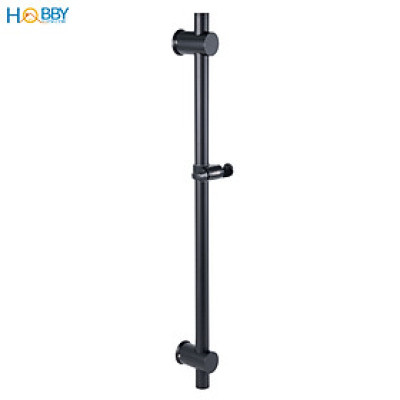Thanh treo tay sen tắm cơ động inox 304 sơn đen Hobby home decor GVST3