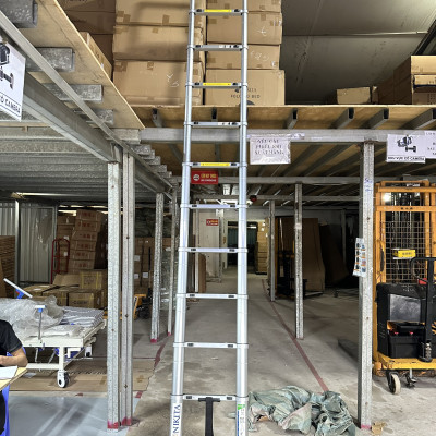 Thang đai nhôm rút 3 mét 8 - Tiêu chuẩn Châu Âu R38N - Chính hãng NIKITA