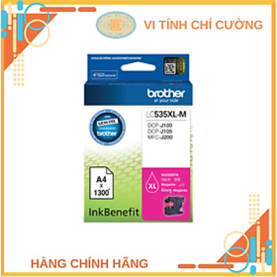 Mực In Brother LC 535XL-M (Hồng) - Hàng Chính Hãng