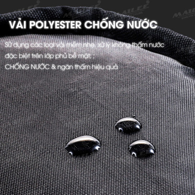 Túi Xe Đạp Gắn Baga Sau Xe Đựng Hành Lý ZZ04 Chất Liệu Vải Polyester 840D Khóa Zip Đôi Chống Nước Dung Tích Lớn Mai Lee