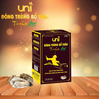 uni đông trùng bổ thận tùng lộc plus ( bổ thận tráng dương, tăng cường khả năng sinh lí ).