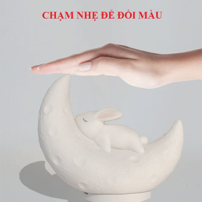 Đèn ngủ mặt trăng ,loa kết nối bluetooth, cổng USB cho chất lượng âm thanh sống động,nghe đài FM (Hàng nhập khẩu)