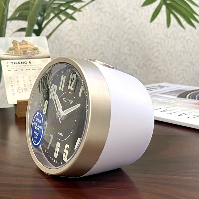 Đồng hồ Rhythm CRA859NR13- Kt 12.0 x 10.1 x 6.7cm, 184g. Vỏ nhựa, dùng PIN