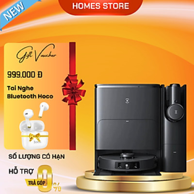 Robot Hút Bụi Lau Nhà Ecovacs T30S Combo Xòe Giẻ, Giặt Nước Nóng Lực Hút 11.000 Pa - Hàng Chính Hãng