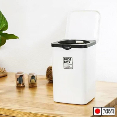 Thùng rác mini Yamada , thiết kế nắp mở tiện dụng, dễ dàng tháo nắp - nội địa Nhật Bản