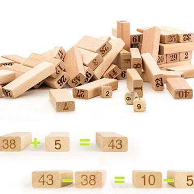 Bộ Đồ Chơi Rút Gỗ 48 Thanh Loại Lớn 