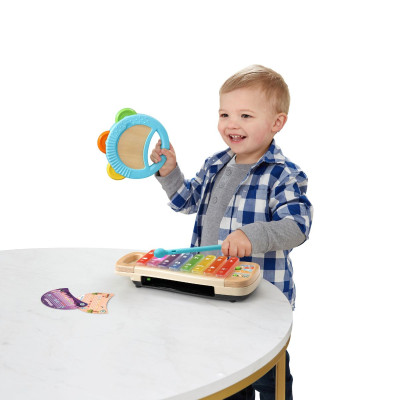 Đồ Chơi Đàn Xylophone Bằng Gỗ 2 Trong 1 Đa Sắc Màu LEAPFROG 80-615600