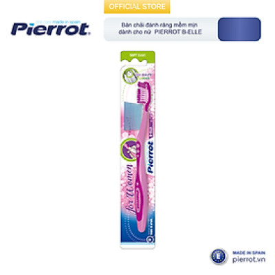 [ Mua 2 tặng 1 set kit ] Bàn chải đánh răng Pierrot B-Elle mềm mại dành cho nữ
